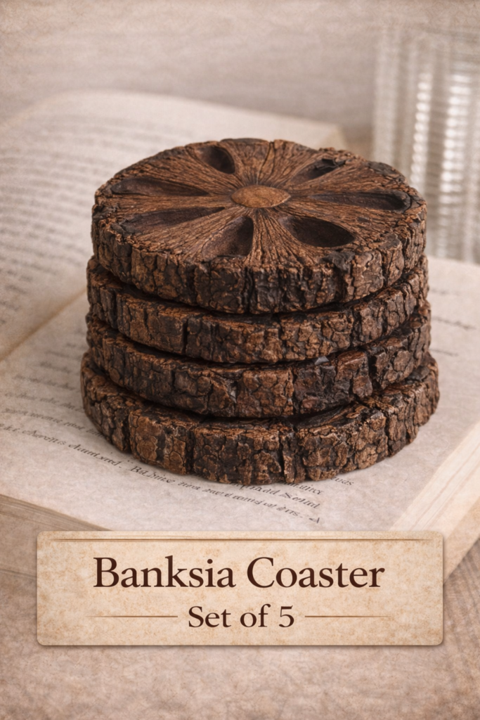 banksia coaster set of 5